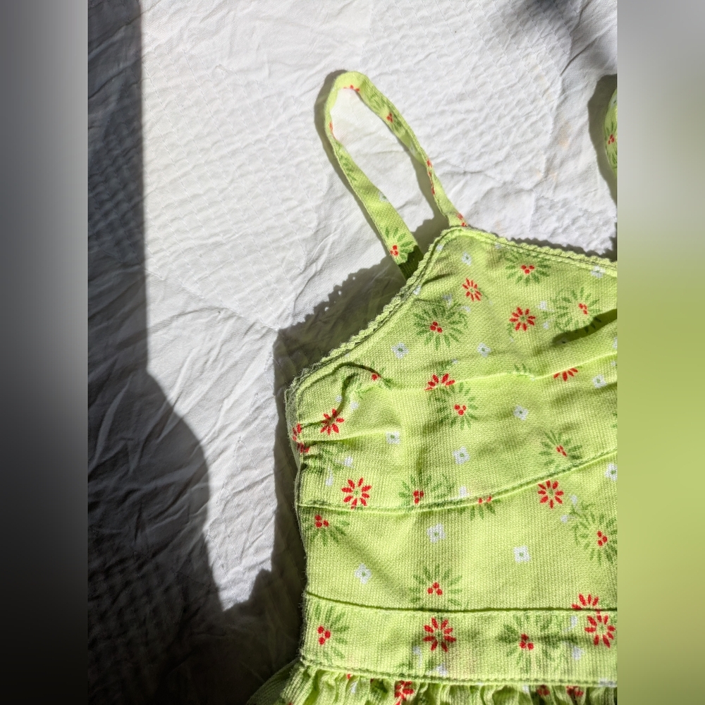 EUC... Vintage Laura Ashley 100% Cotton Pinwale Corduroy Sundress Girls Size 5 - Picture 11 of 12